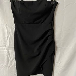 Black Strapless Night Dress